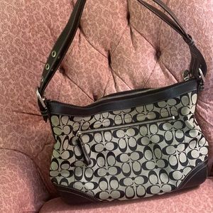 Black Coach Purse Shoulder Bag